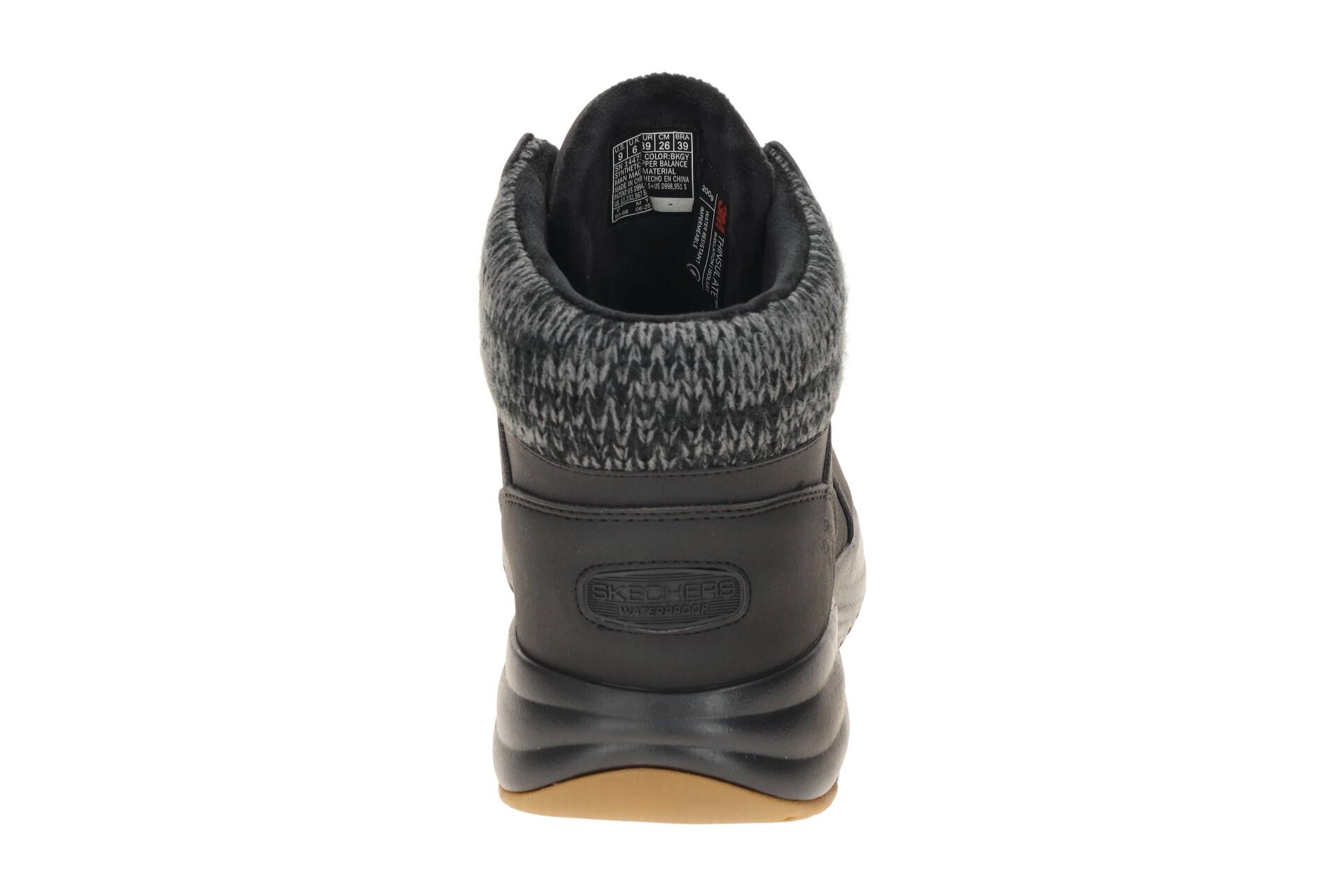 Skechers On-The-Go Mid Sneaker schwarz wasserdicht Slip Ins 144739 5/7
