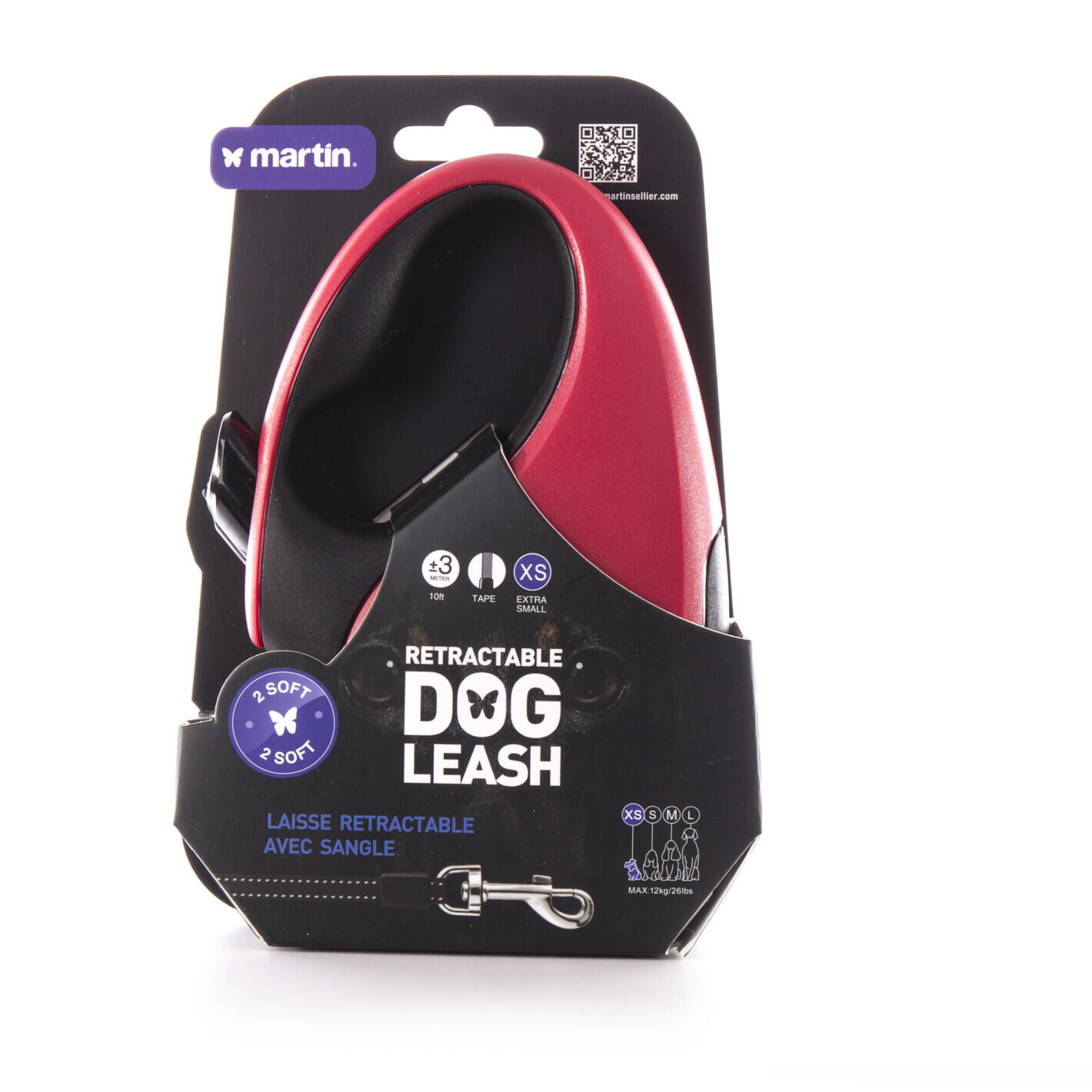 Laisse pour chien sangle Martin Sellier 2 Soft XS 2/2