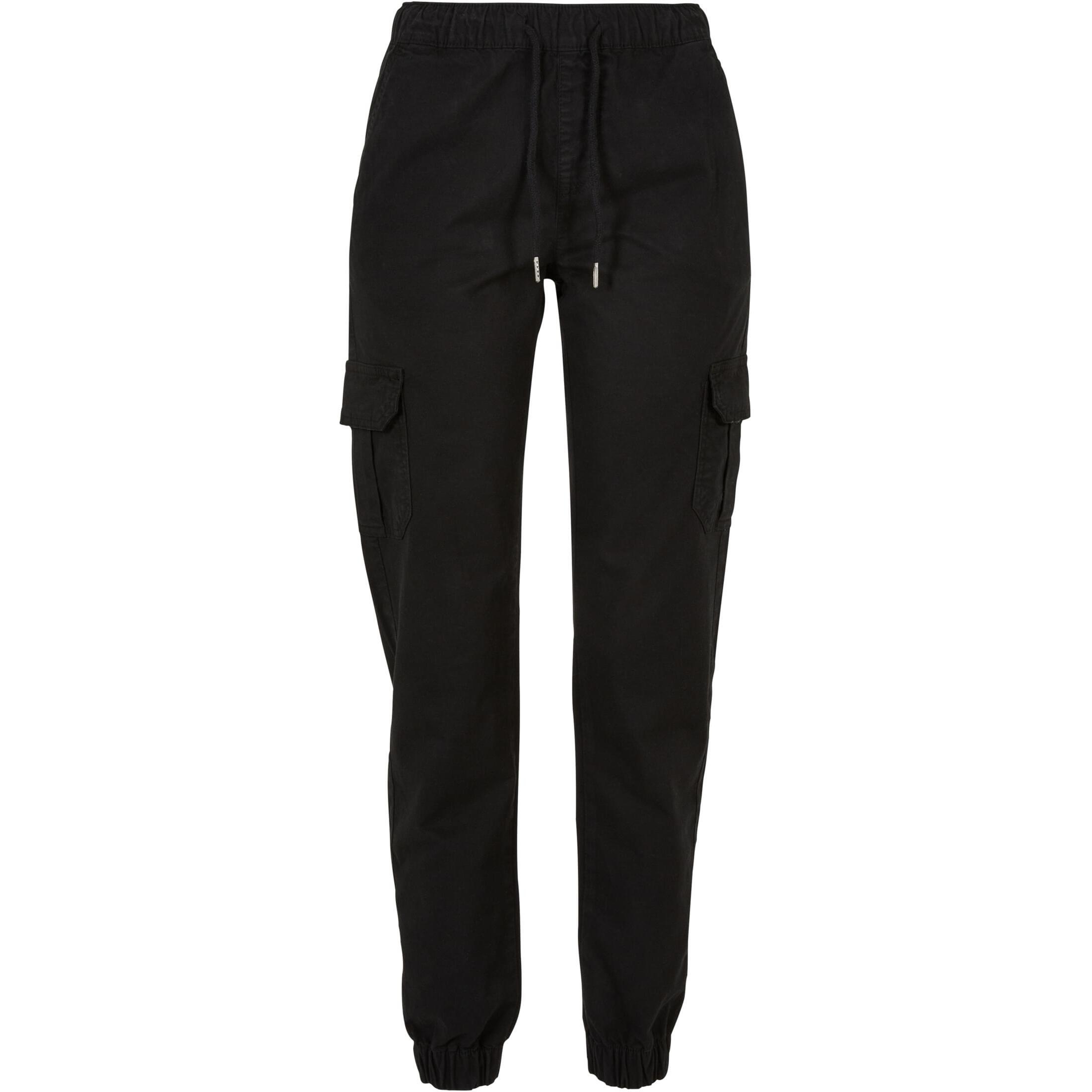 Urban Classics - Pantalon Cargo Taille Haute Femme Urban Classics - Pantalon De Chasse - Noir - Decathlon