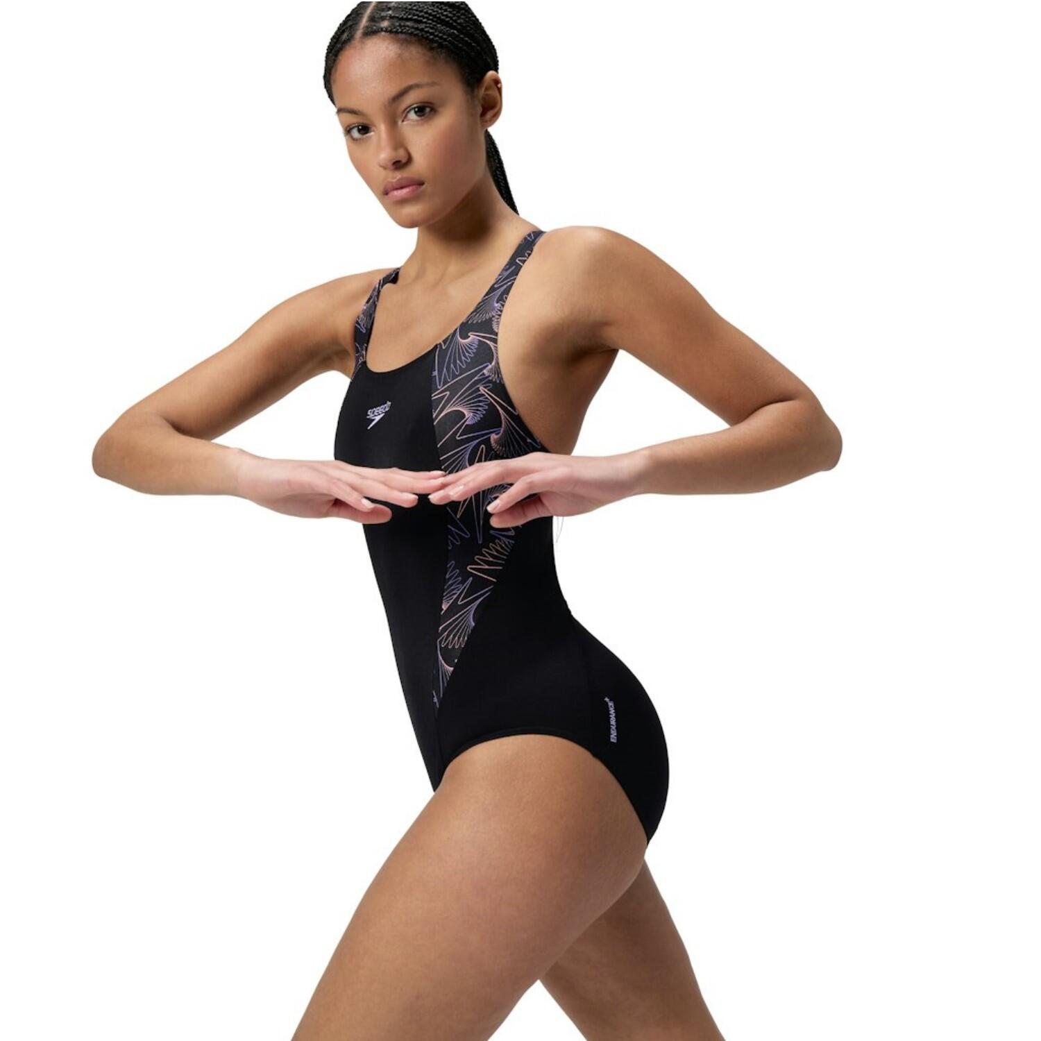 Fato de banho feminino de 1 peça Speedo Eco+ Hyperboom Splice Muscleb 2/7