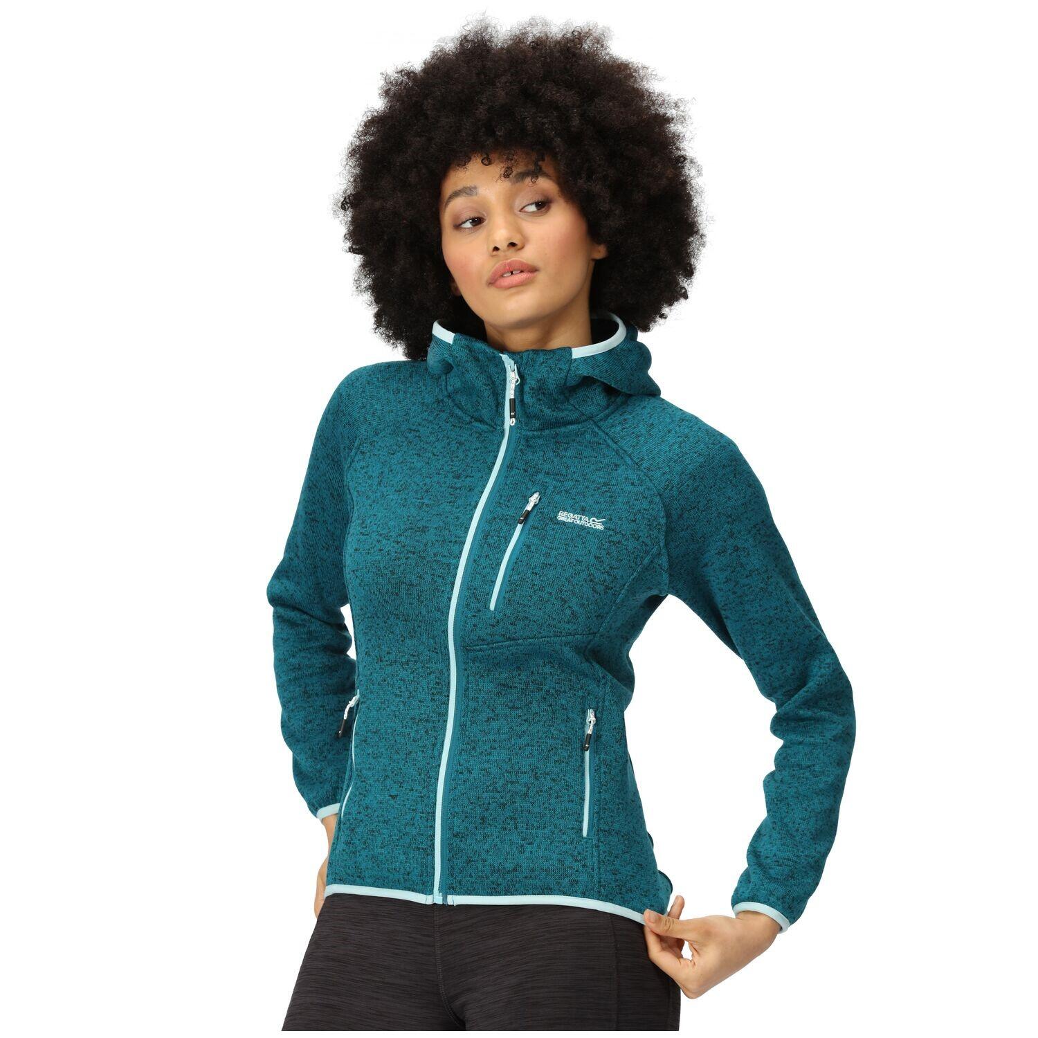 Regatta Hood Newhill Strickfleecejacke Damen mit Kapuze 6/6