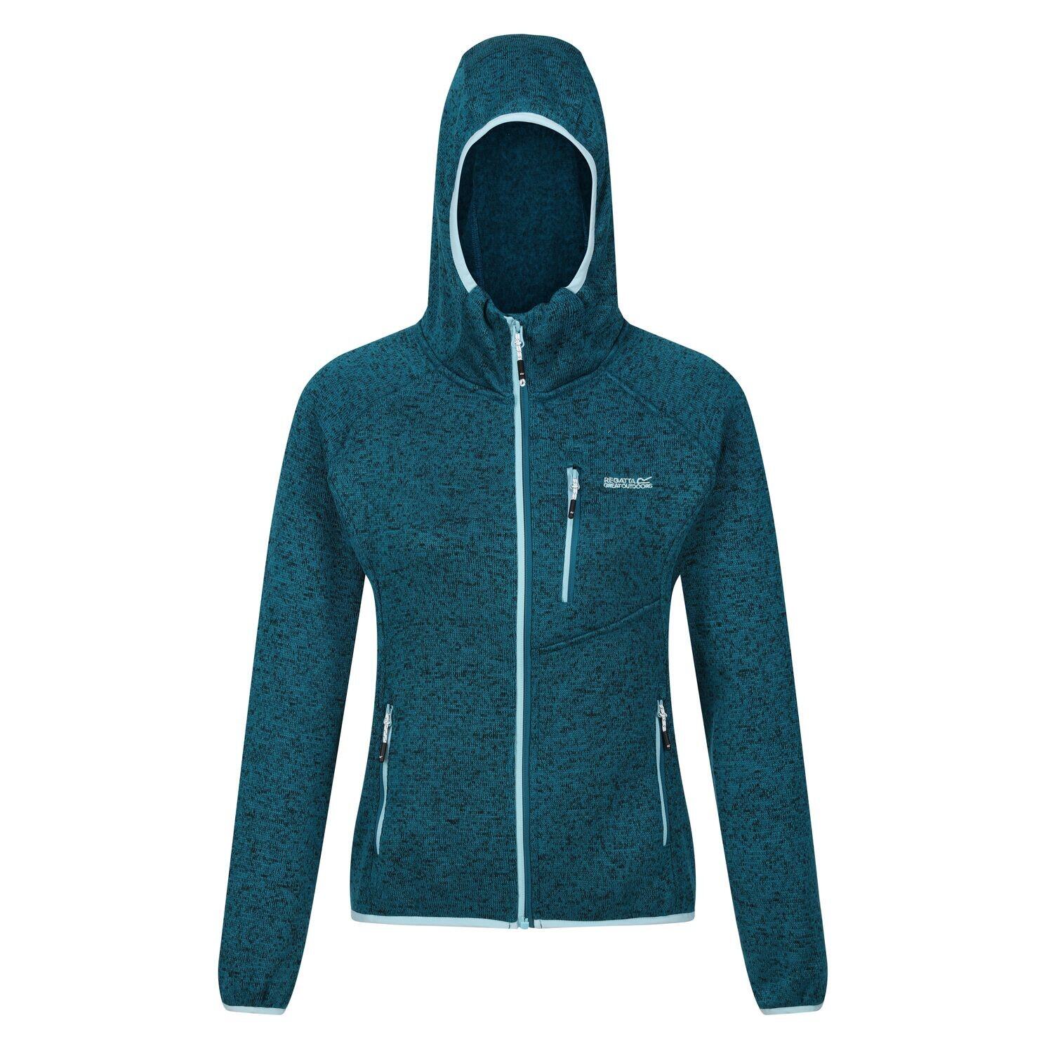 Regatta Hood Newhill Strickfleecejacke Damen mit Kapuze 3/6