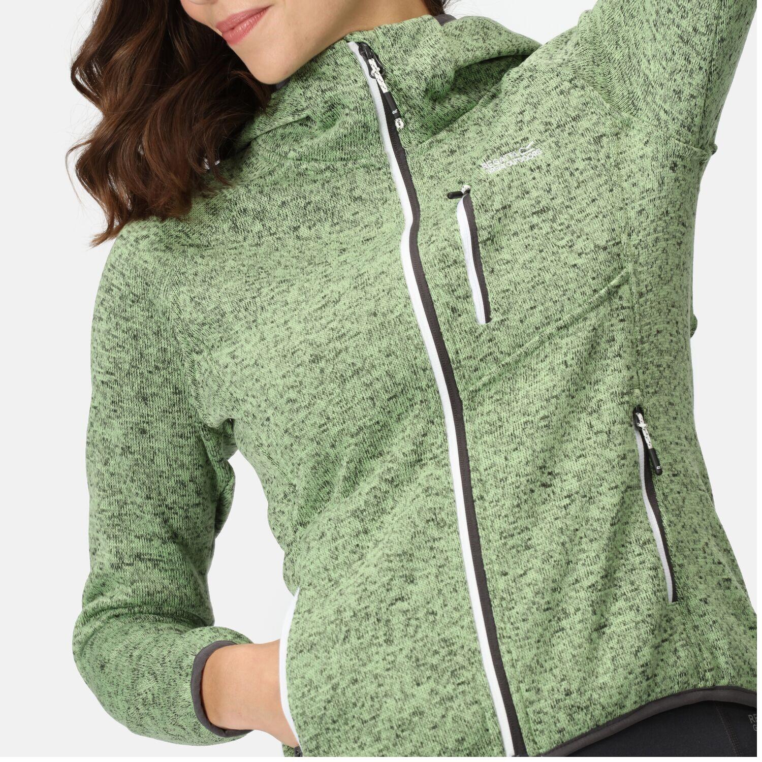 Regatta Hood Newhill Strickfleecejacke Damen mit Kapuze 4/6