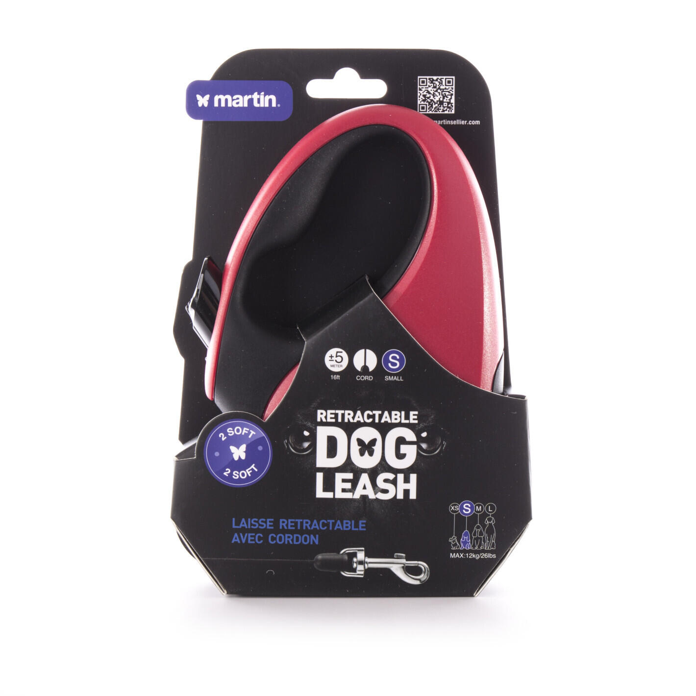 Laisse pour chien cordon Martin Sellier 2 Soft S 2/2