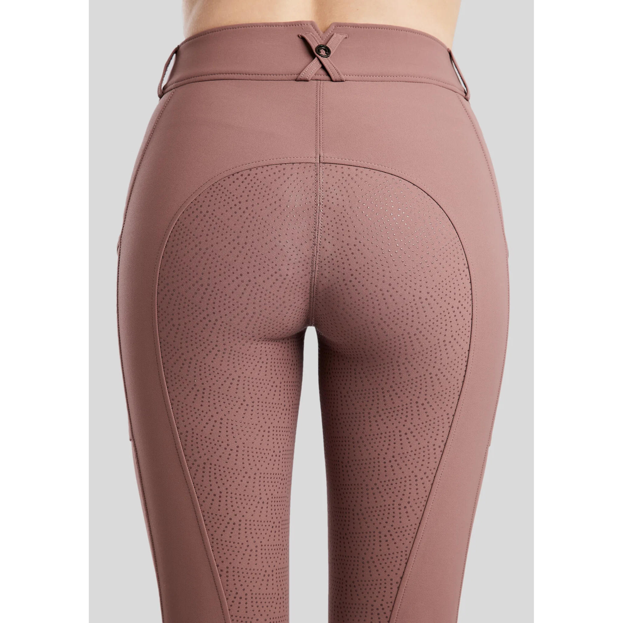 Pantaloni da equitazione full grip da donna Montar Megan 2/6