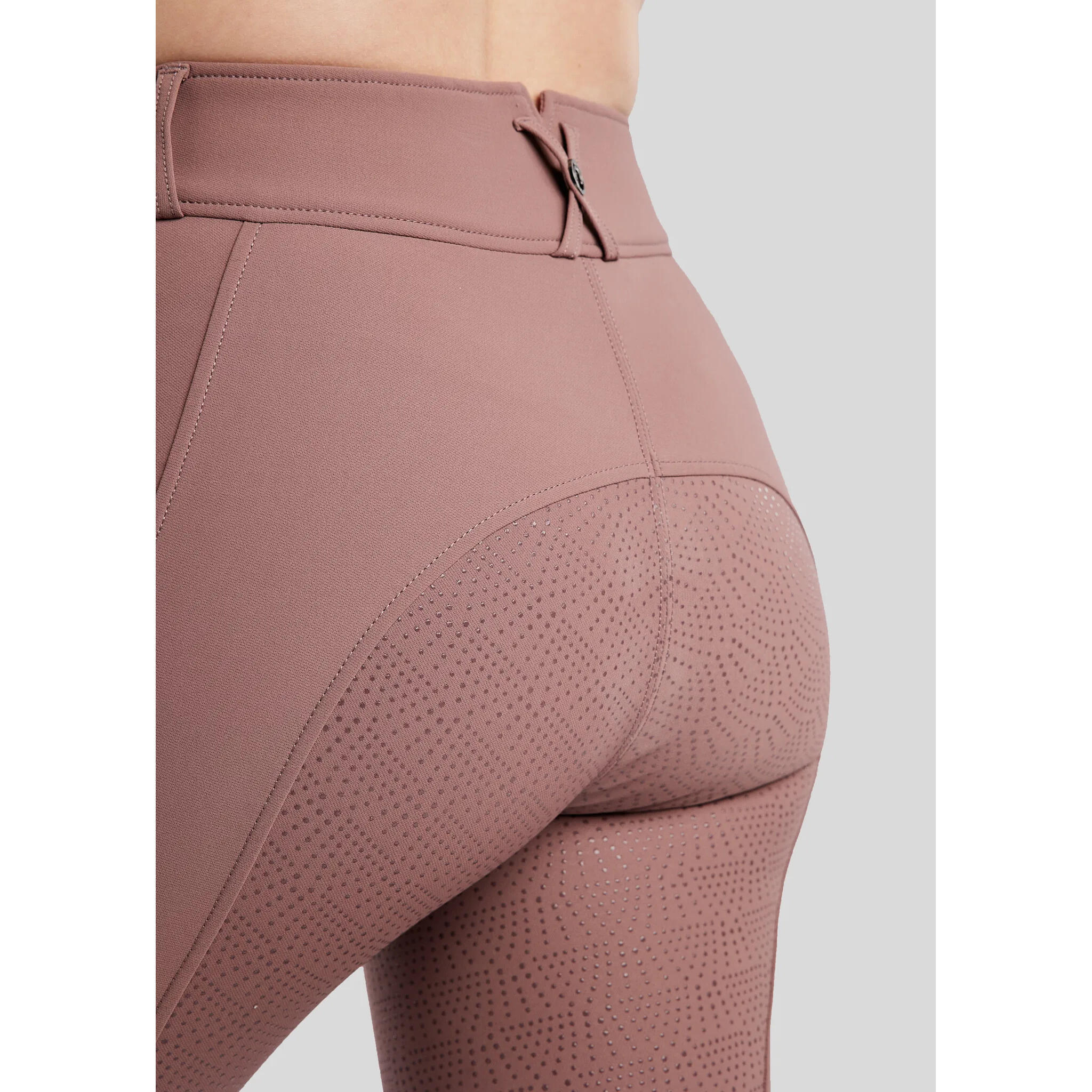 Pantaloni da equitazione full grip da donna Montar Megan 5/6