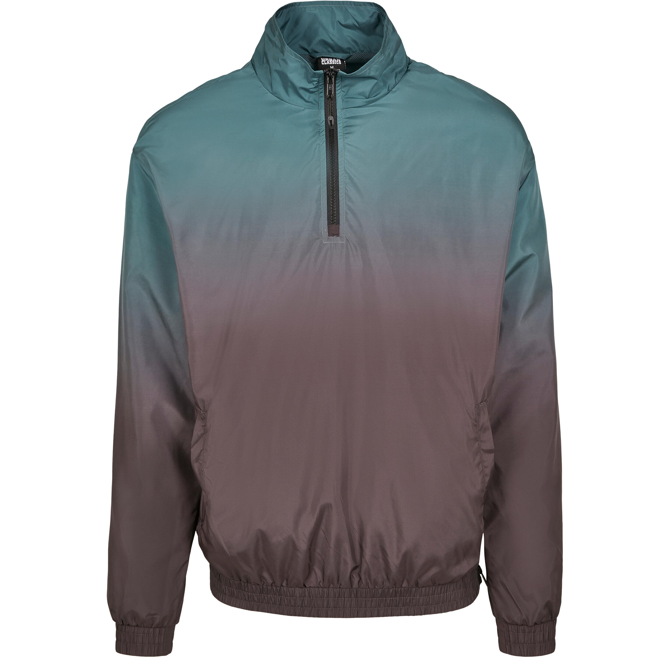 Urban Classics - Parka Urban Classic Gradient Pull Over - Parka - Noir|vert - Decathlon