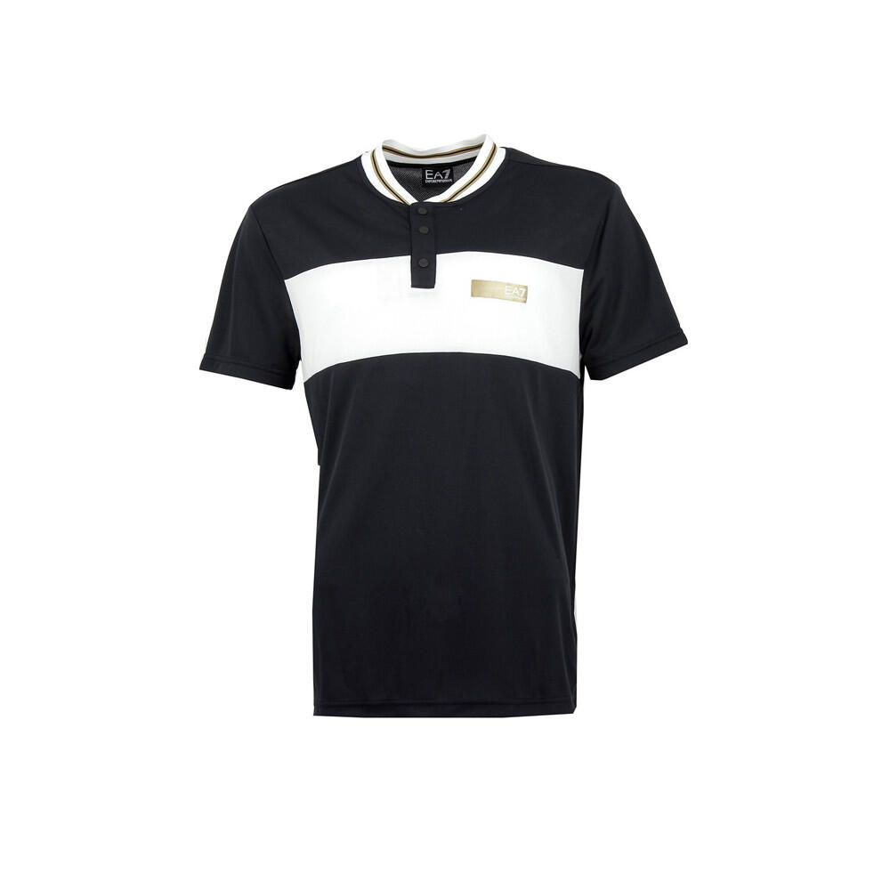 Ea7 - Polo Ea7 Emporio Armani - Polo Manches Courtes - Noir - Decathlon