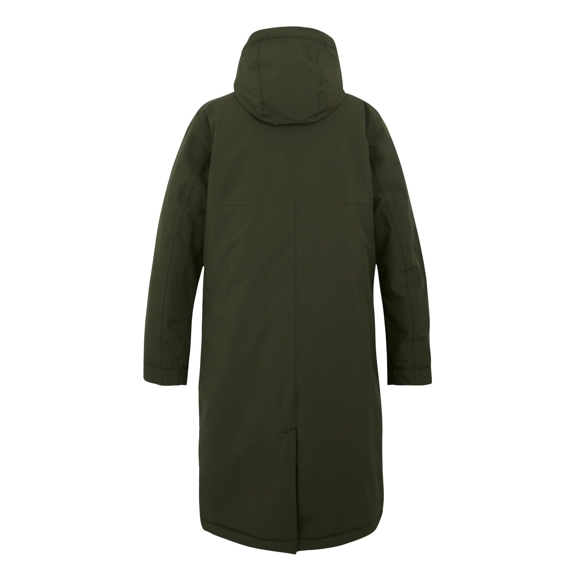 Veste Imperméable YARLI Femme (Kaki Foncé / Vanille Clair) 2/3