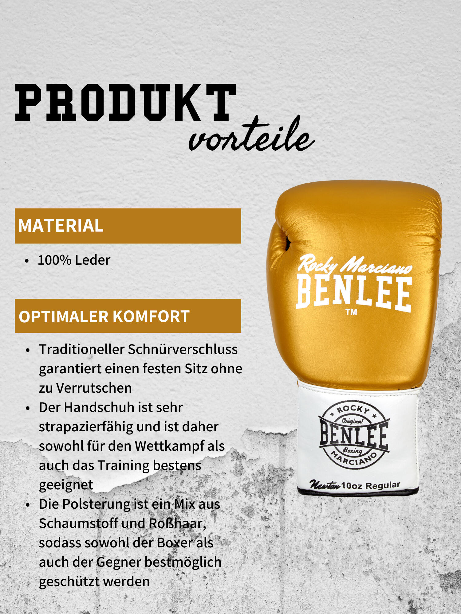 Guantes de boxeo para niños Benlee Newton 4/6