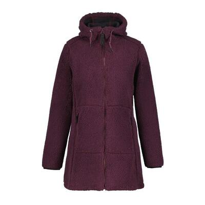 Icepeak Agra Fleecejacke für Damen mit verschließbaren Taschen und einer Kapuze