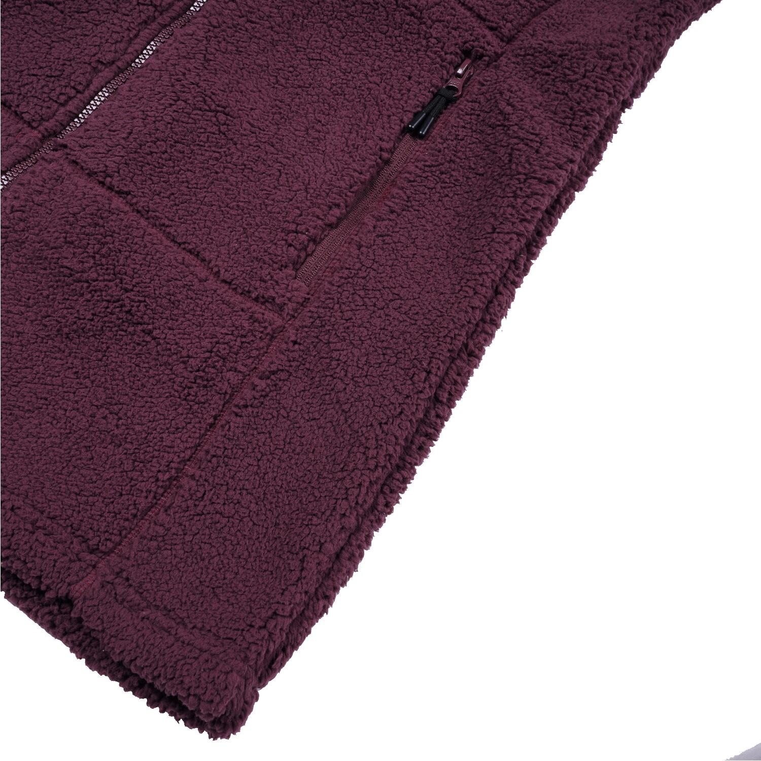 Icepeak Agra Fleecejacke für Damen mit verschließbaren Taschen und einer Kapuze 3/4