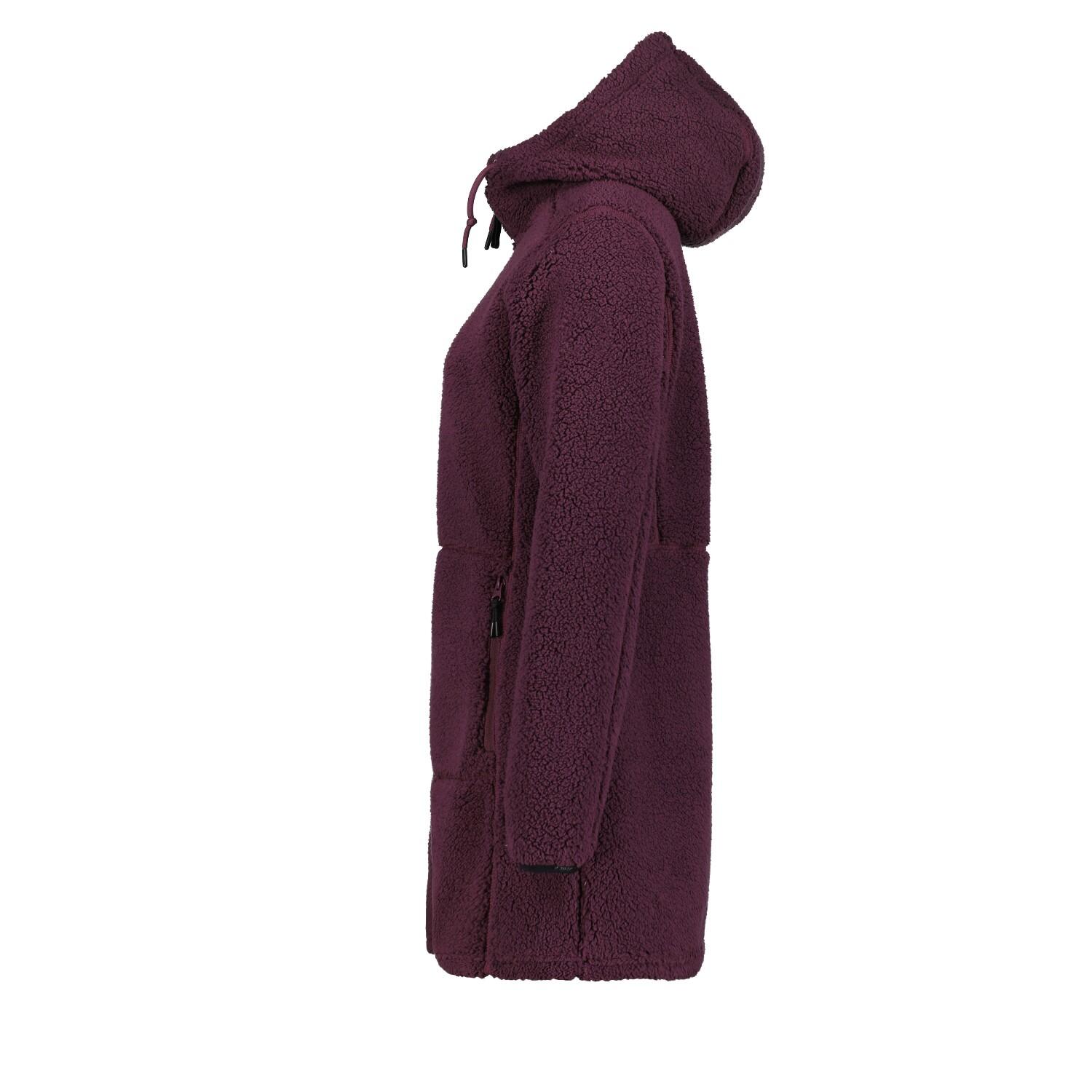 Icepeak Agra Fleecejacke für Damen mit verschließbaren Taschen und einer Kapuze 2/4