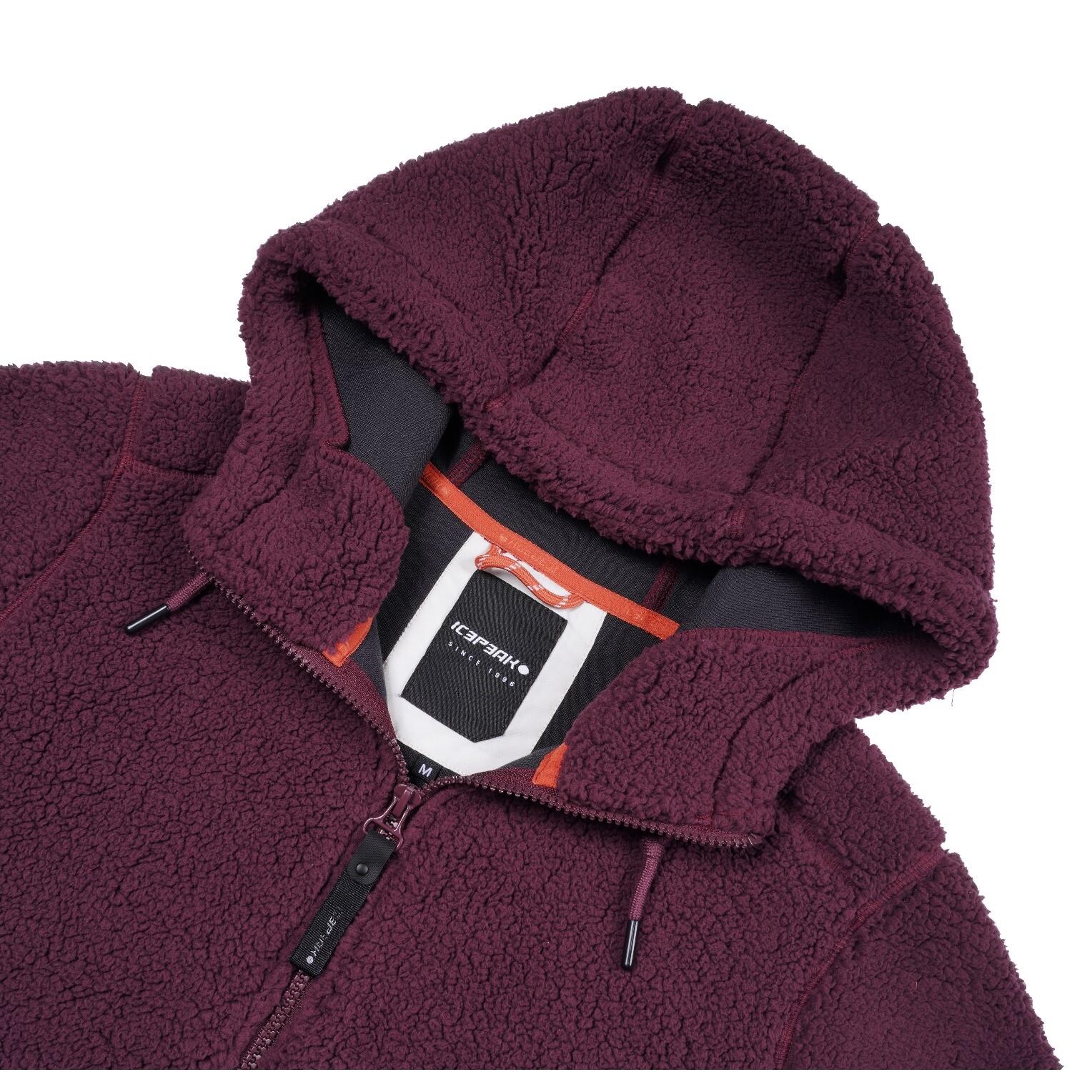 Icepeak Agra Fleecejacke für Damen mit verschließbaren Taschen und einer Kapuze 5/5