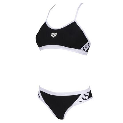arena W Team Stripe Bikini für Damen aus MaxLife Material