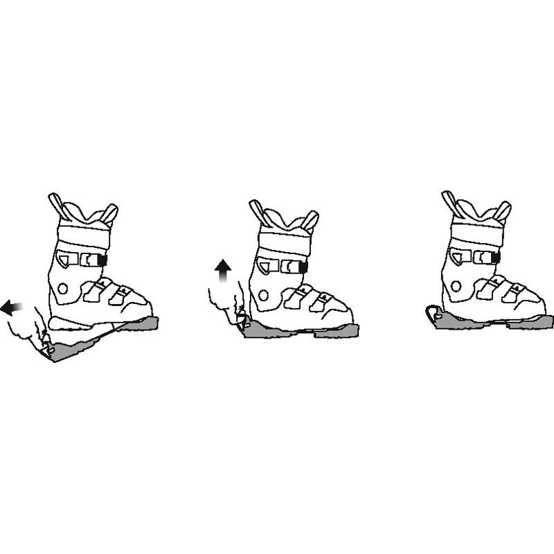 Protection conçue pour les chaussures de ski - Ski Boots Tractions Black