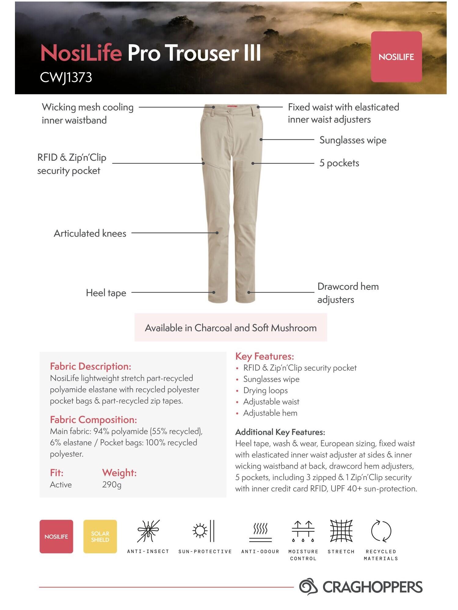 Craghoppers NosiLife Pro Trs II Hose für Damen 7/7