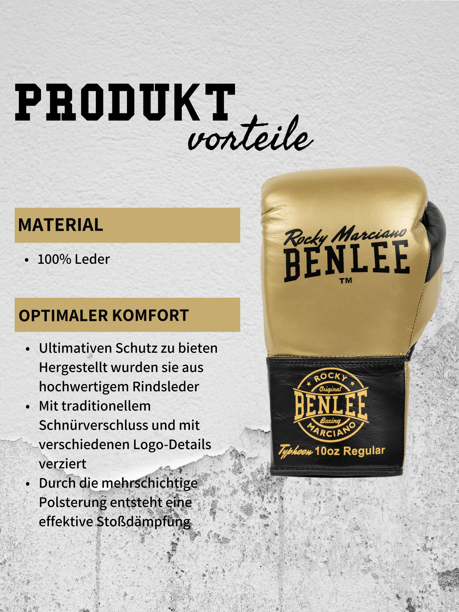 Guantes de boxeo Benlee Typhoon 7/7