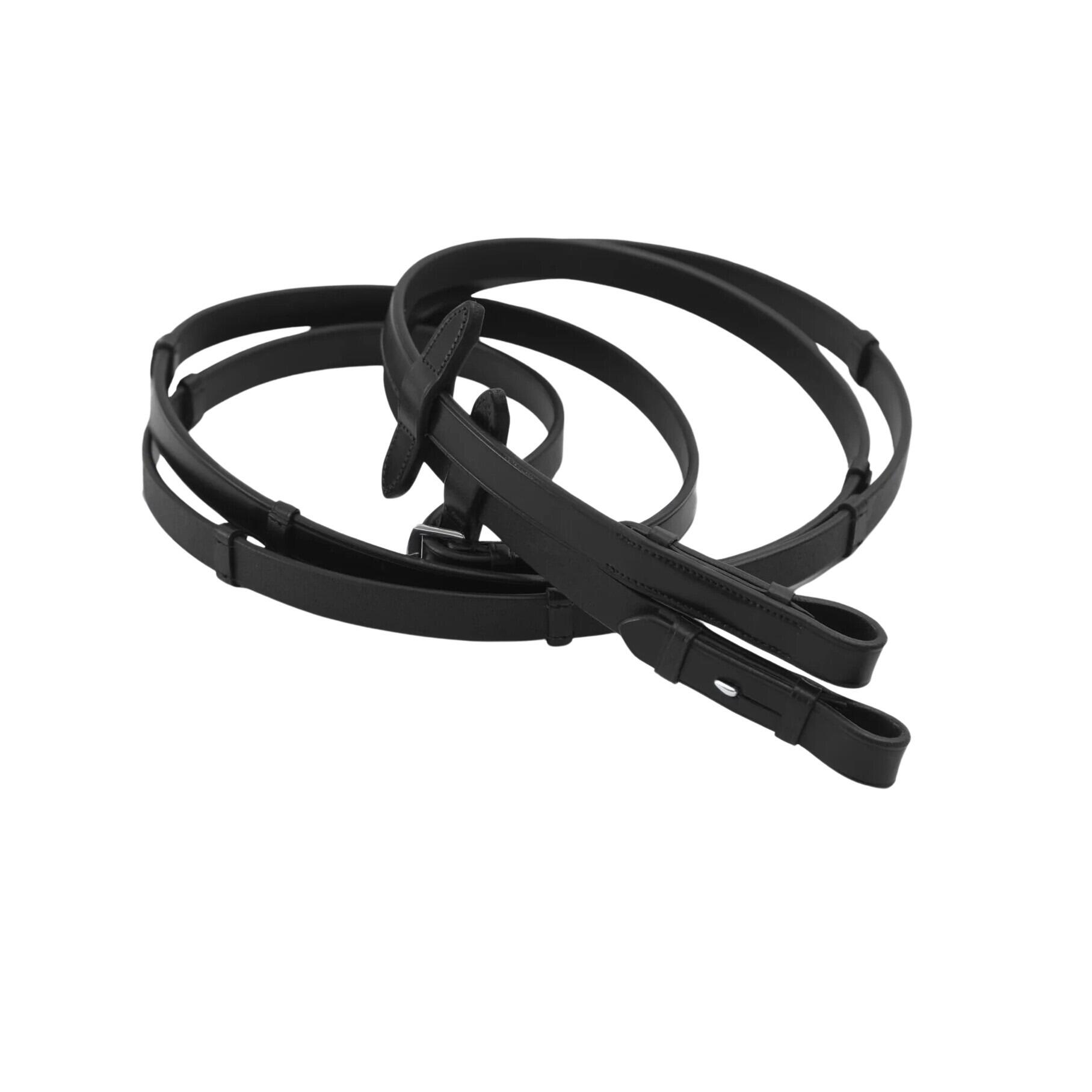 Redini da cavallo in cuoio con impugnatura Premier Equine Matteo 3/5