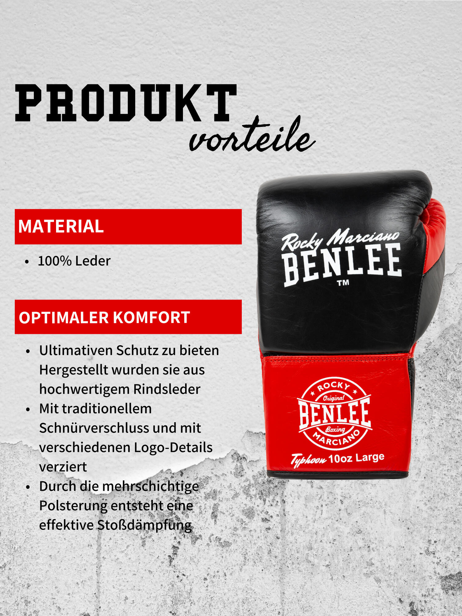 Guantes de boxeo Benlee Typhoon 7/7