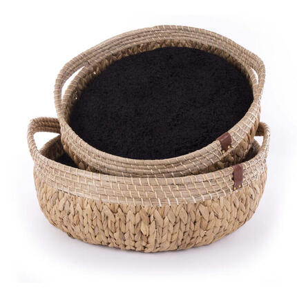 Corbeil pour chien lotus rondes Martin Sellier (x2)