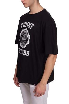 T-shirt uomo oversize con logo varsity