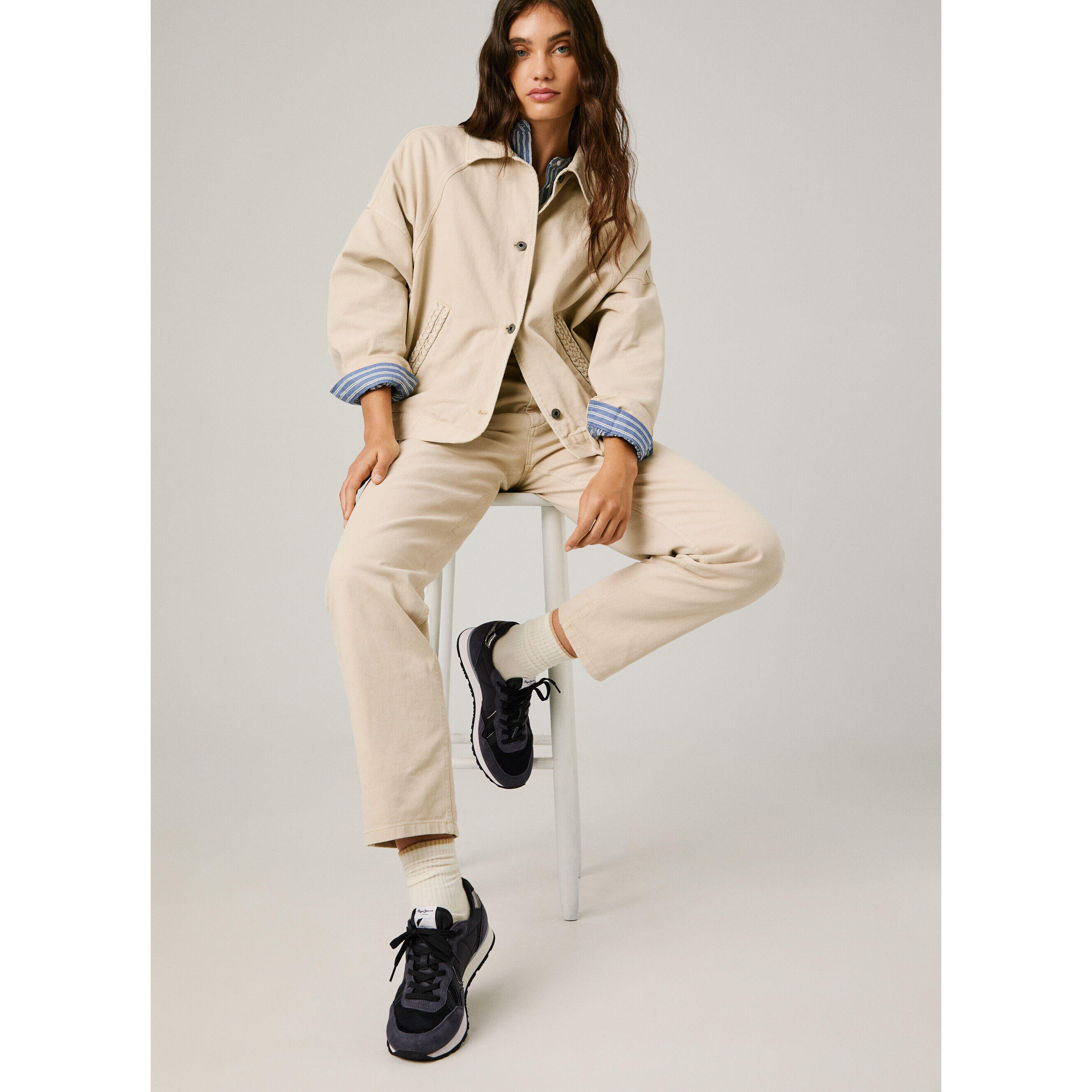 Sneakers da donna Pepe Jeans Brit Mirror 4/7