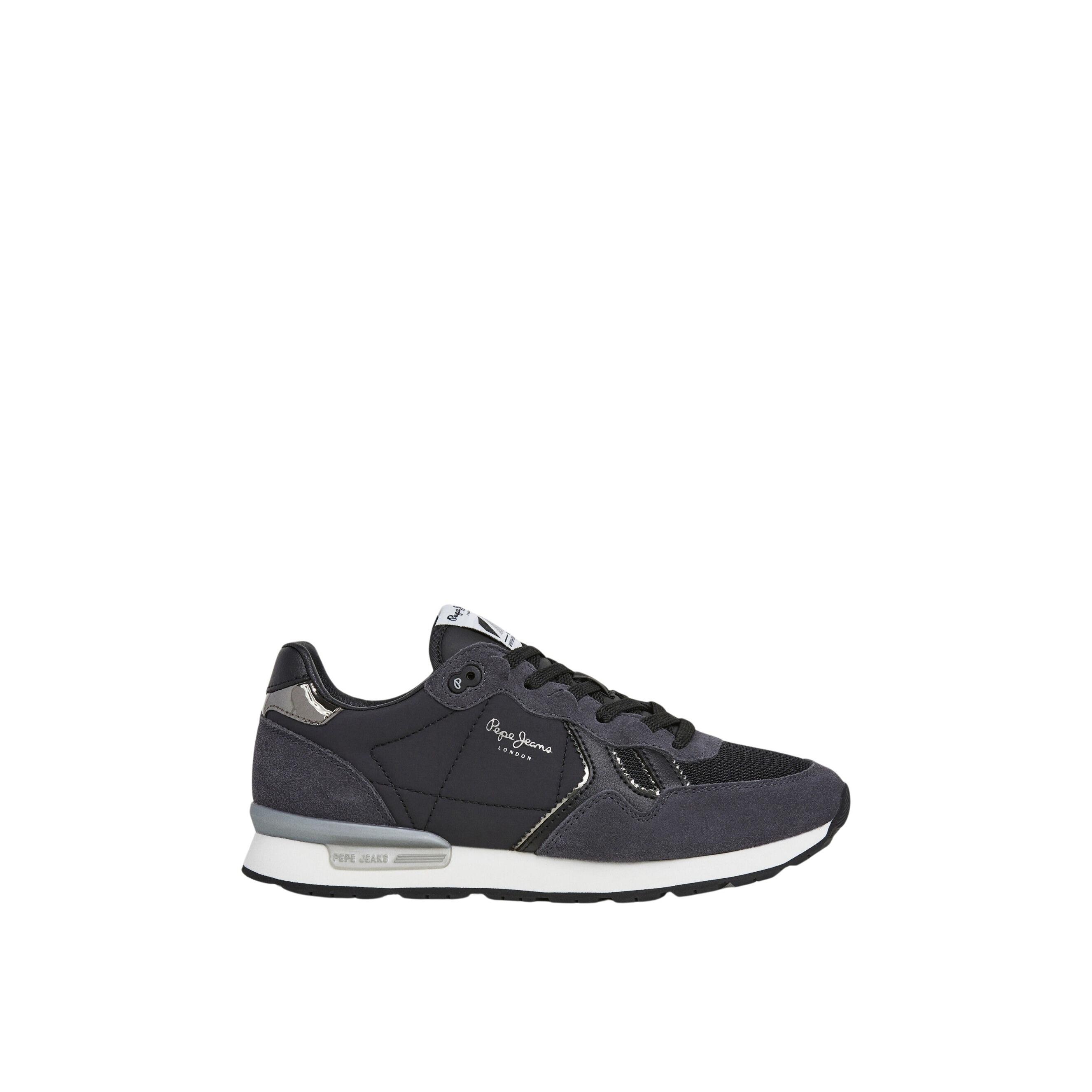Pepe Jeans - Baskets Femme Pepe Jeans Brit Mirror - Baskets - Noir - Decathlon