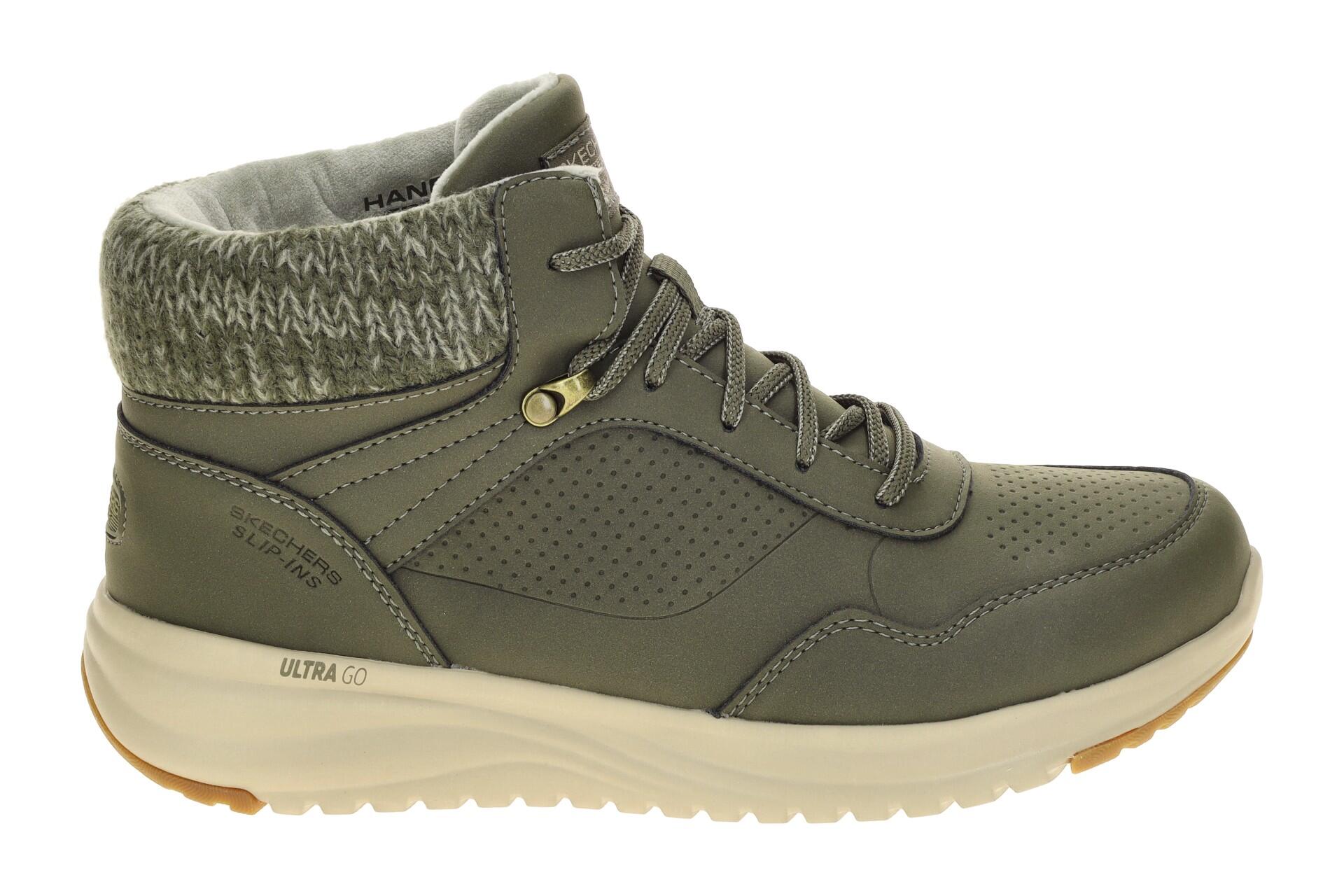 Skechers On-The-Go Mid Sneaker olive grün wasserdicht Slip Ins 144739 2/7