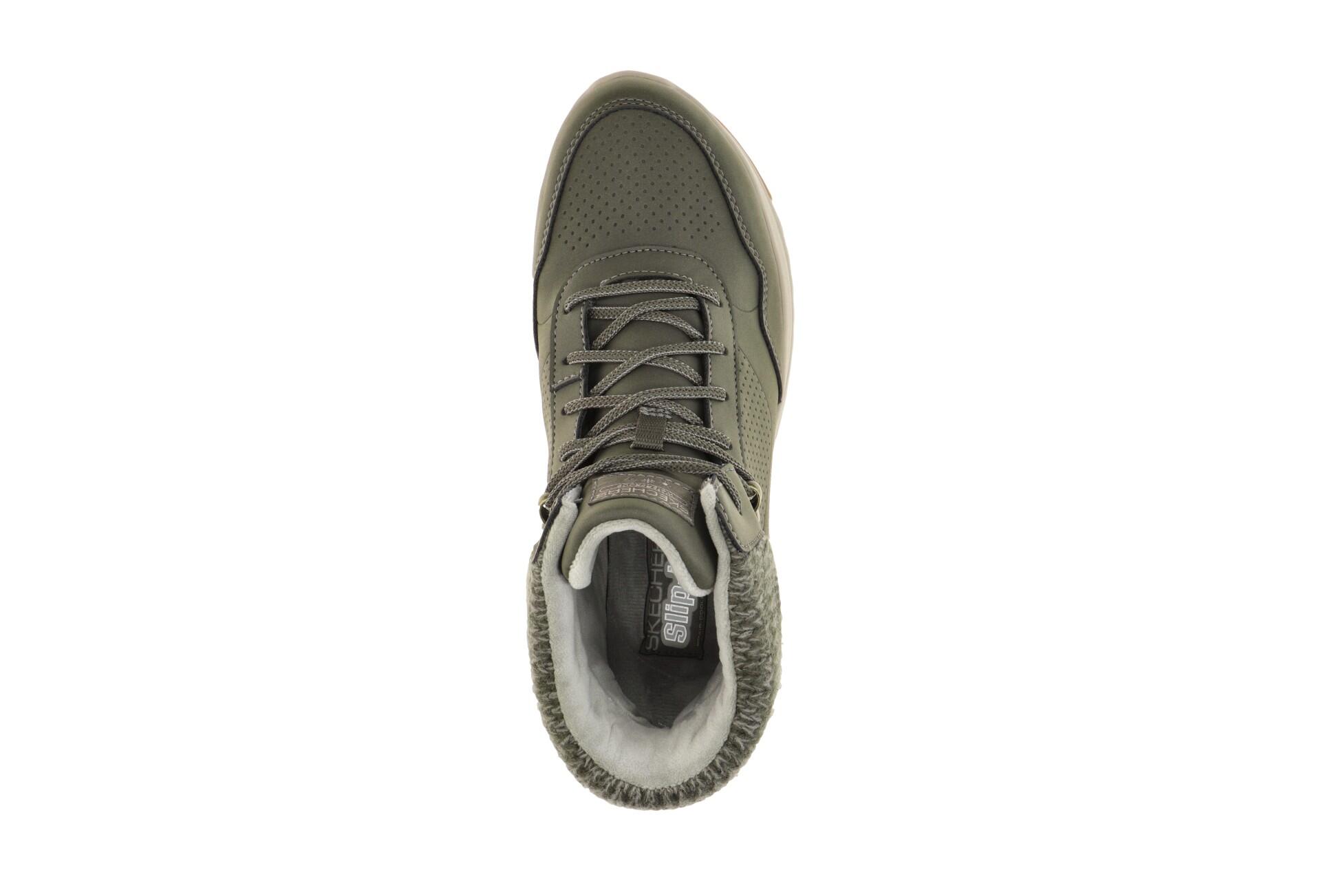 Skechers On-The-Go Mid Sneaker olive grün wasserdicht Slip Ins 144739 6/7
