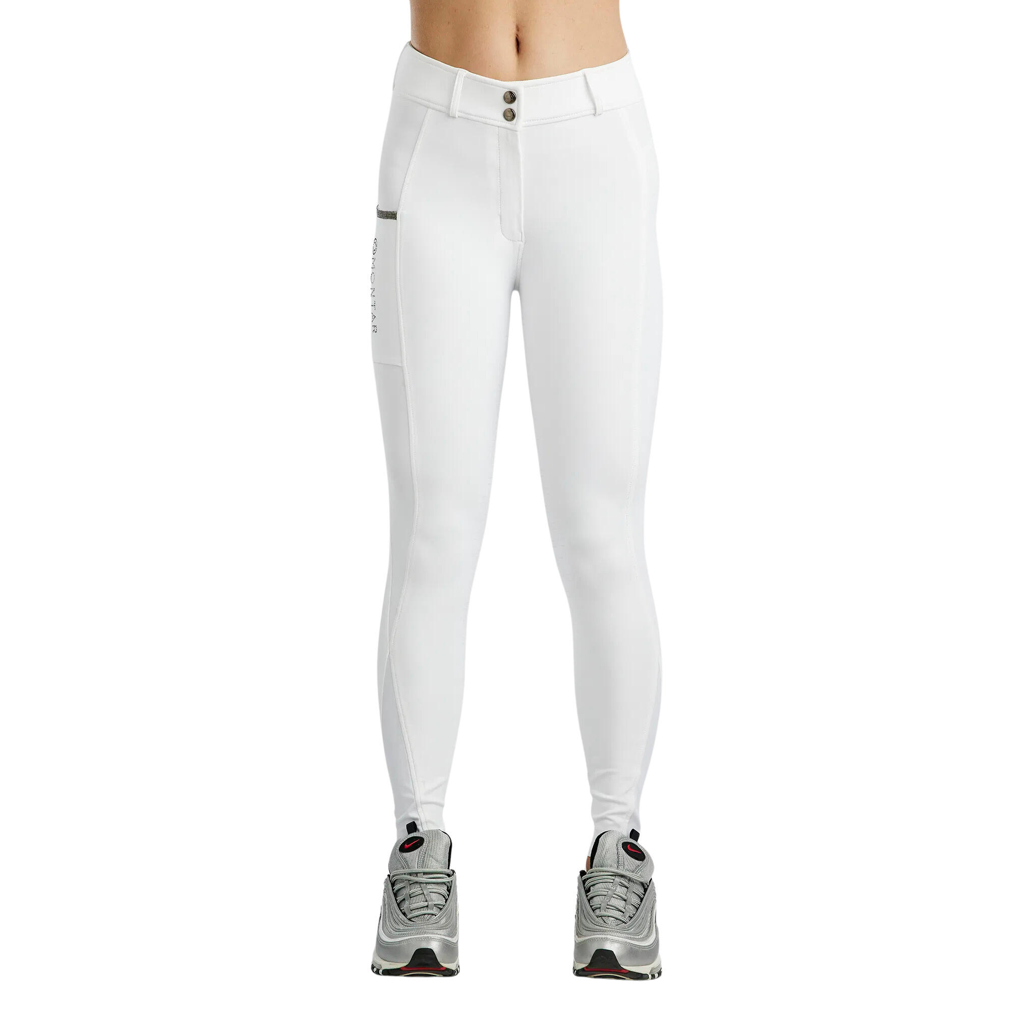 Damskie spodnie jeździeckie o pełnej przyczepności Montar Gloria Caviar Tape