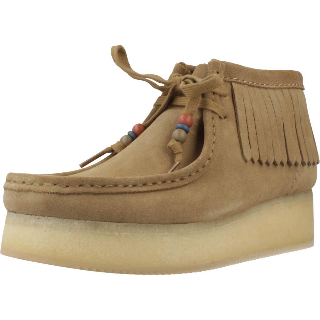 Clarks - Clarks Originals Modèle Wbwedge Fringe Couleur Brun Clair - Chaussures De Sport - Beige|kaki - Decathlon