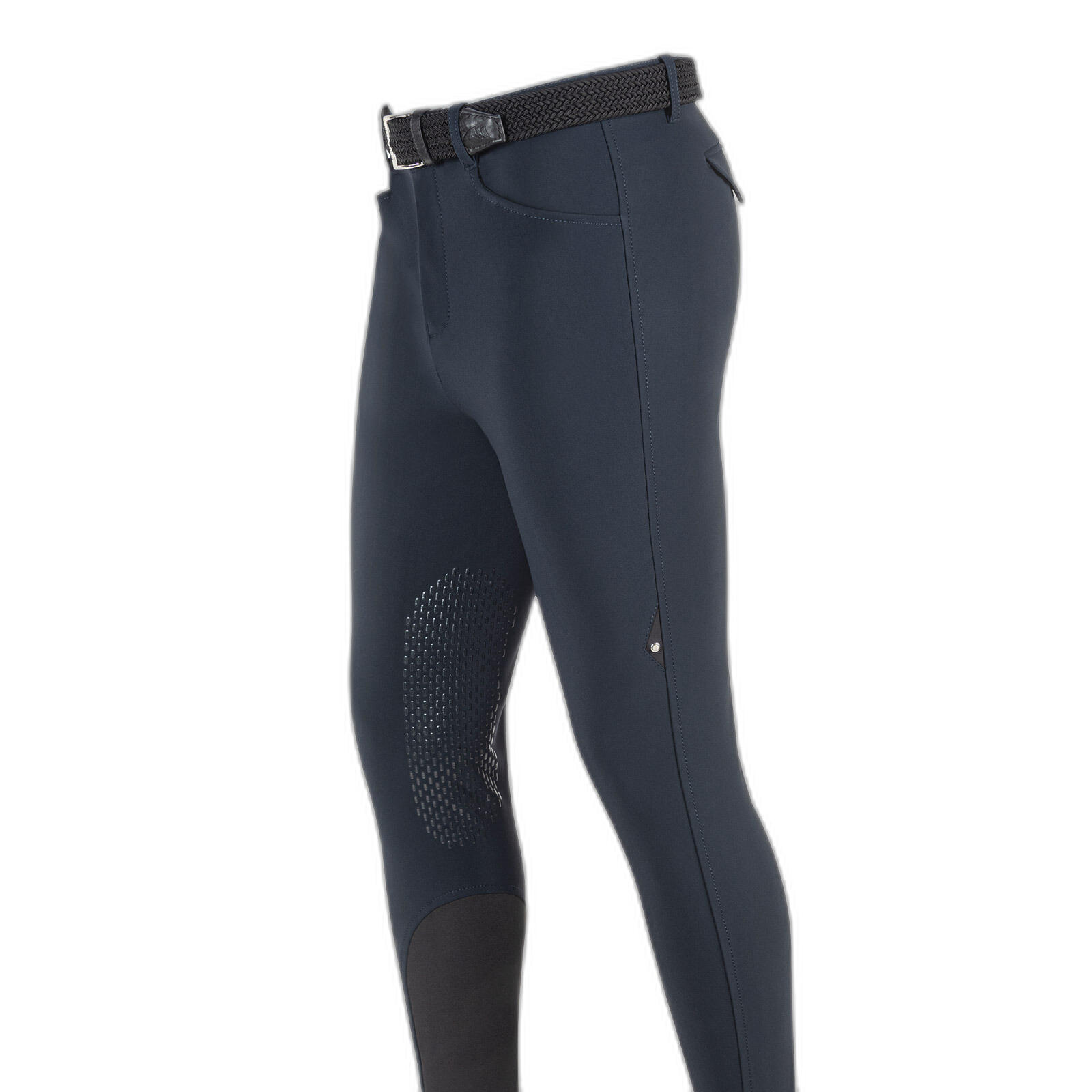 Pantalon équitation de concours B-MOVE knee grip comfort fit Equiline Amberk 3/3