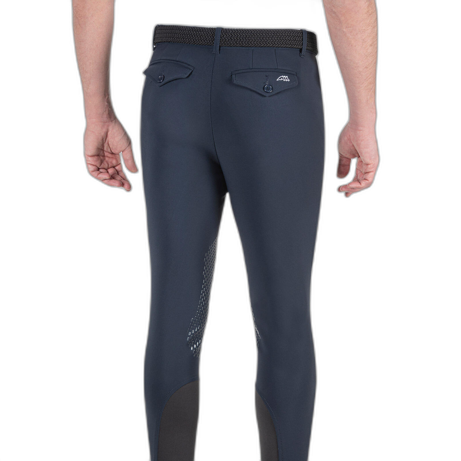 Pantalon équitation de concours B-MOVE knee grip comfort fit Equiline Amberk 2/3