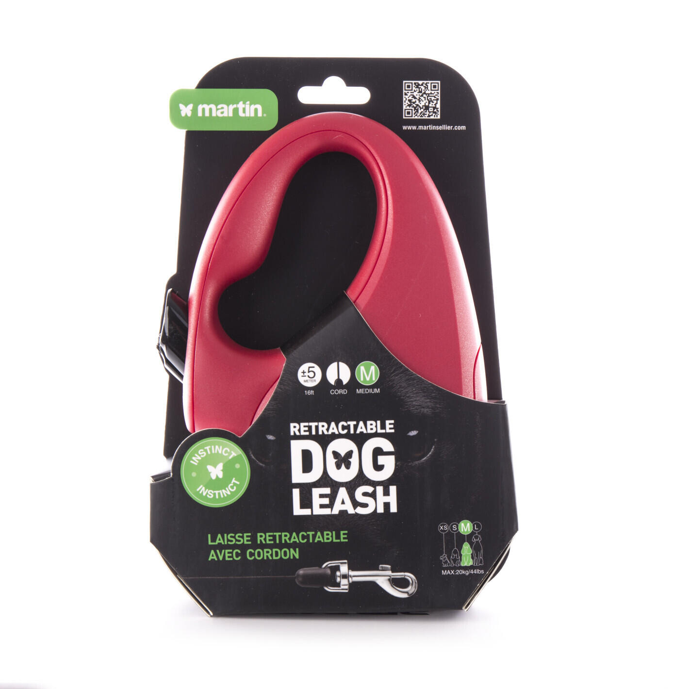 Laisse pour chien cordon Martin Sellier Instinct M 2/2