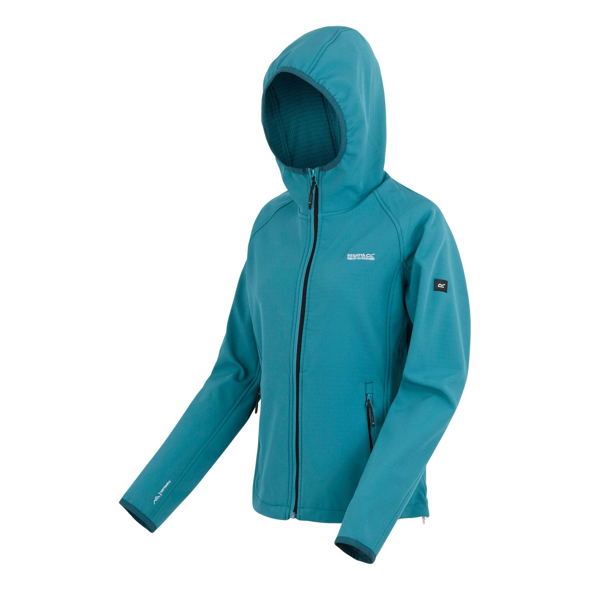 Veste Softshell AREC Femme (Bleu Orage) 3/5