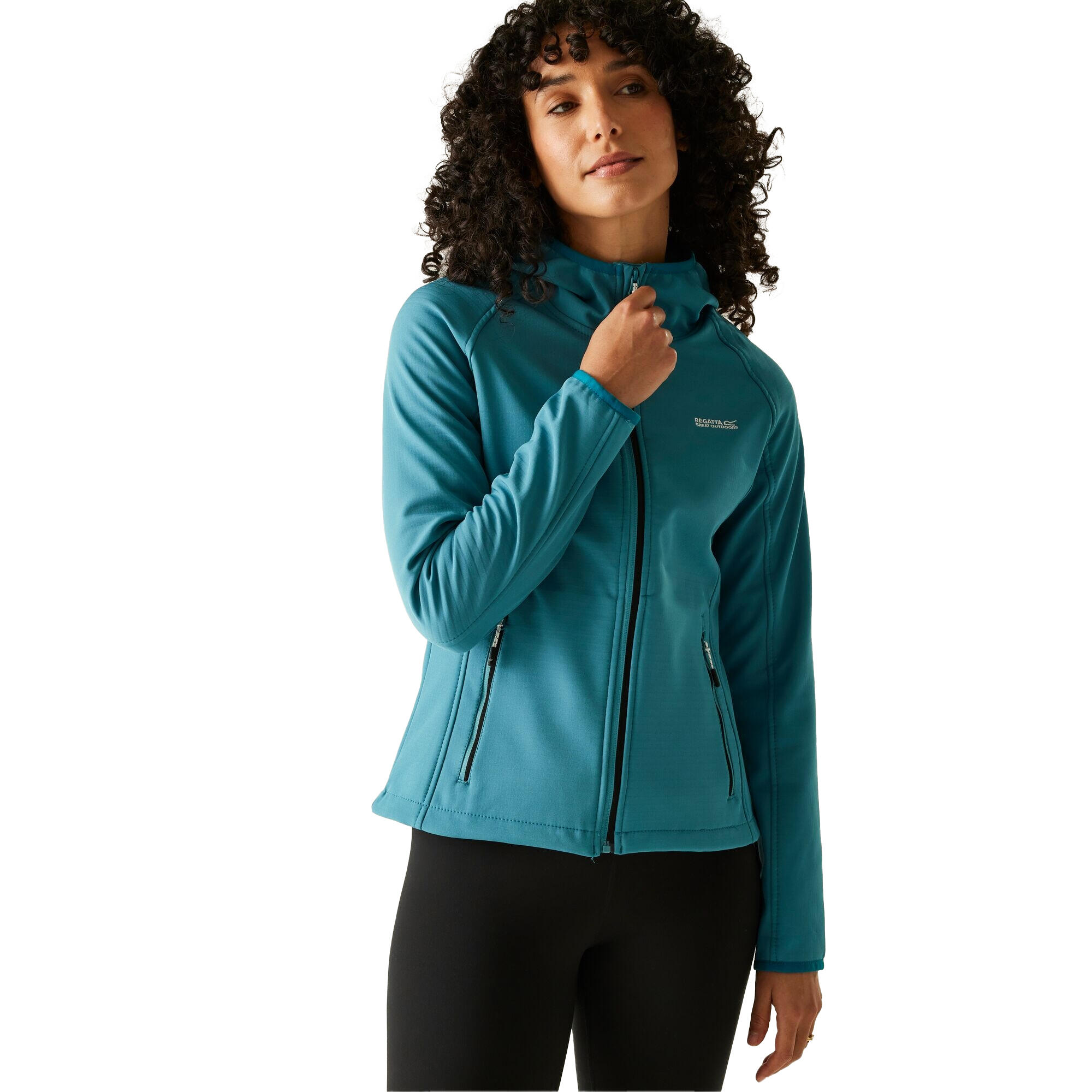 Veste Softshell AREC Femme (Bleu Orage) 4/5
