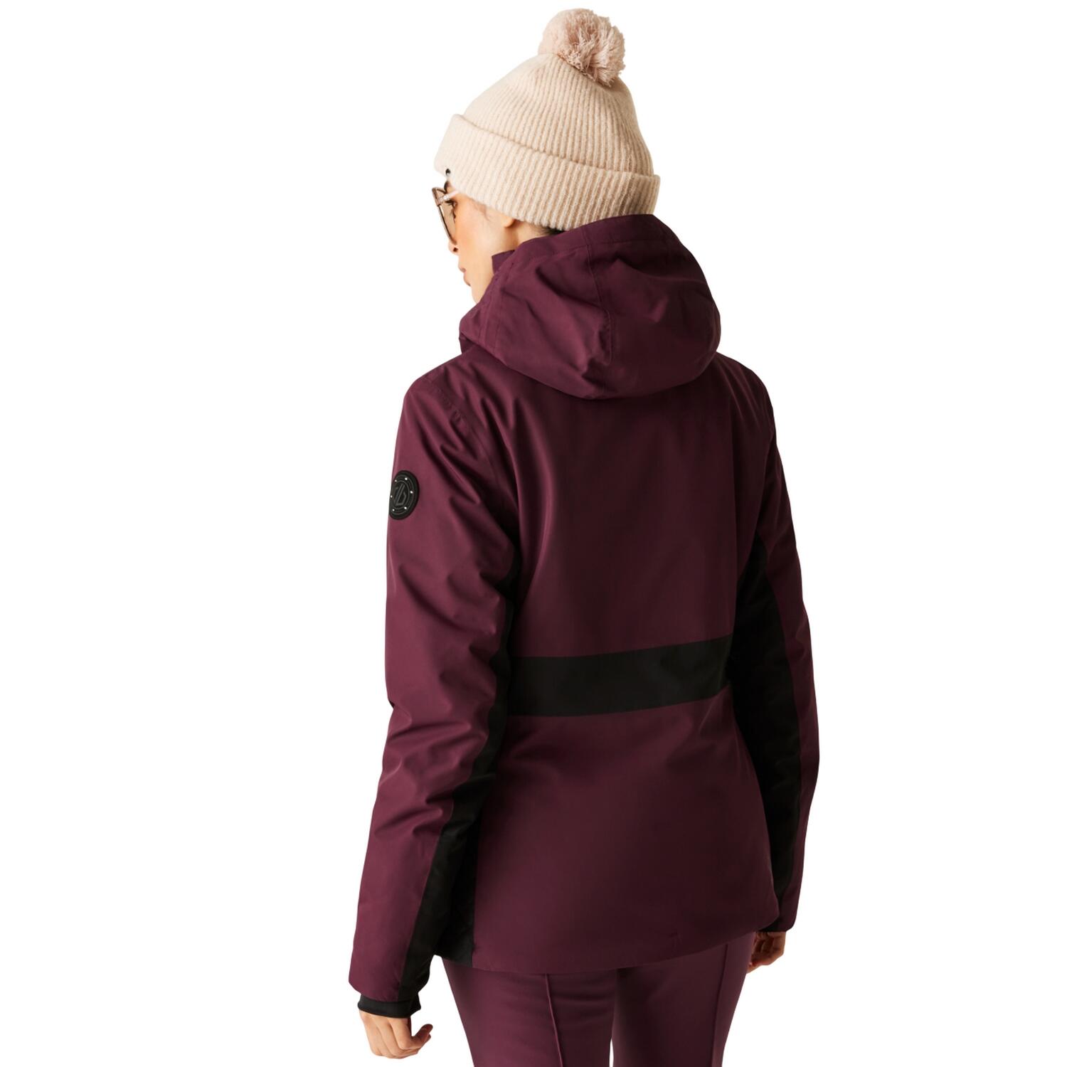 Blouson De Ski Imperméable ISSY Femme (Figue / Noir) 4/5