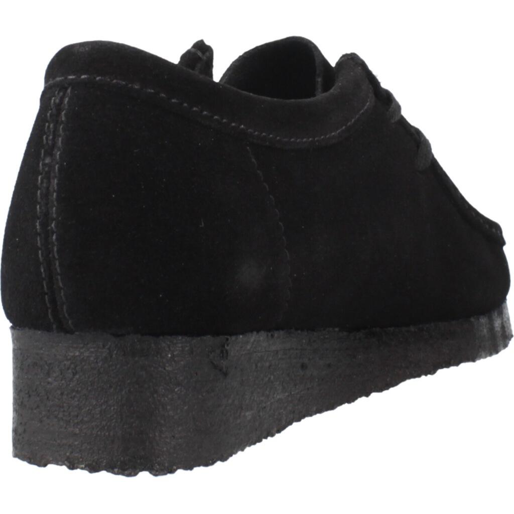 Chaussures à lacets Wallabee. Black Sde 3/5