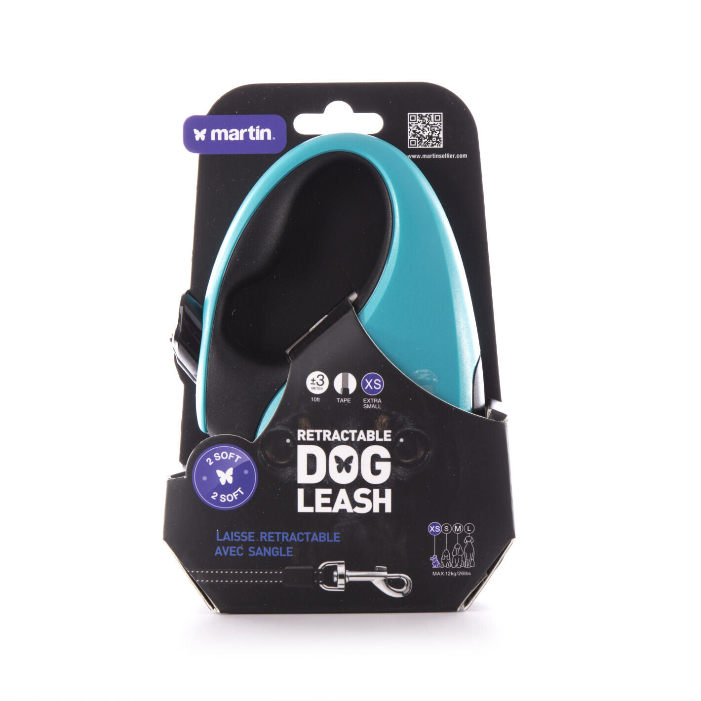 Laisse pour chien sangle Martin Sellier 2 Soft XS 2/2