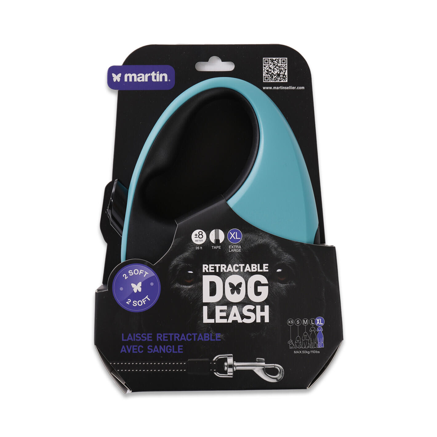 Laisse pour chien sangle Martin Sellier 2 Soft XL 2/2
