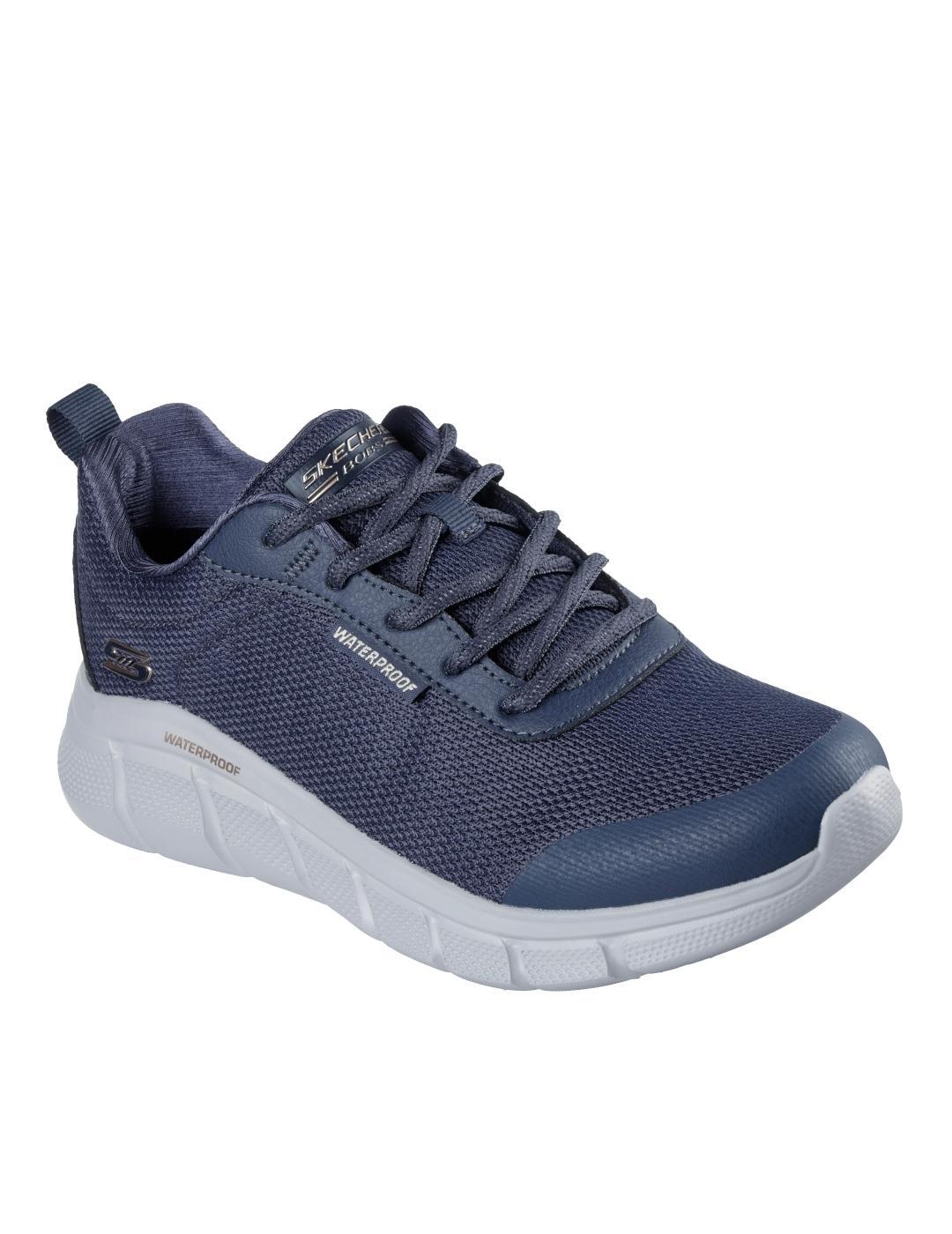 Zapatillas para Mujer Skechers Bobs b flex proof Marino 3/5