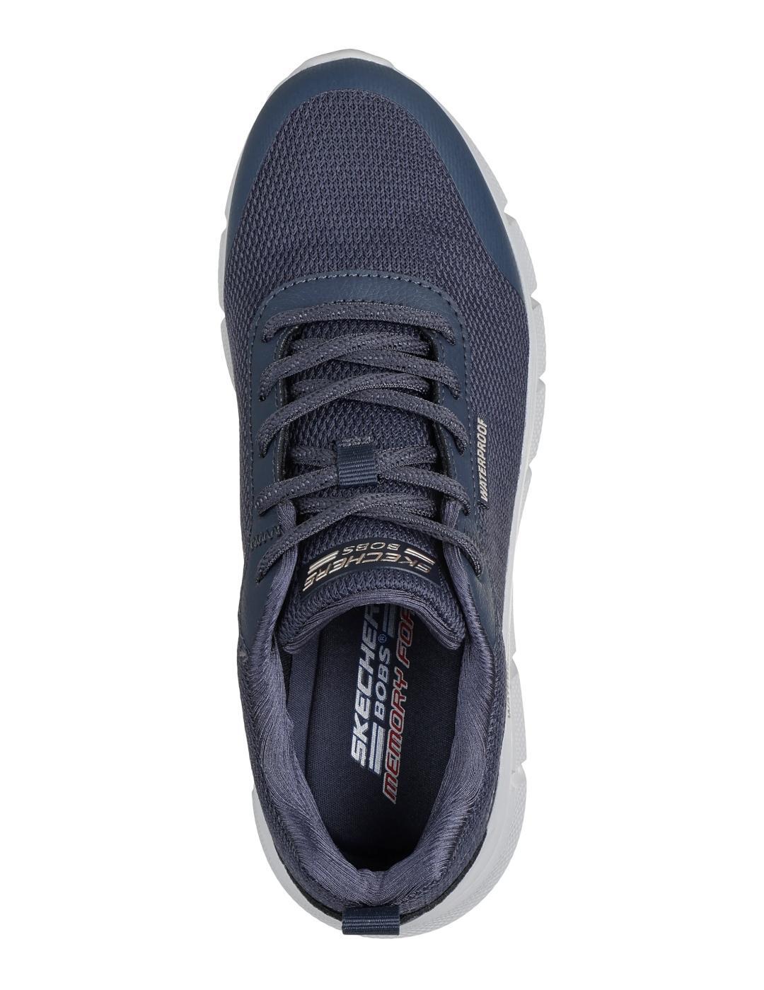 Zapatillas para Mujer Skechers Bobs b flex proof Marino 4/5