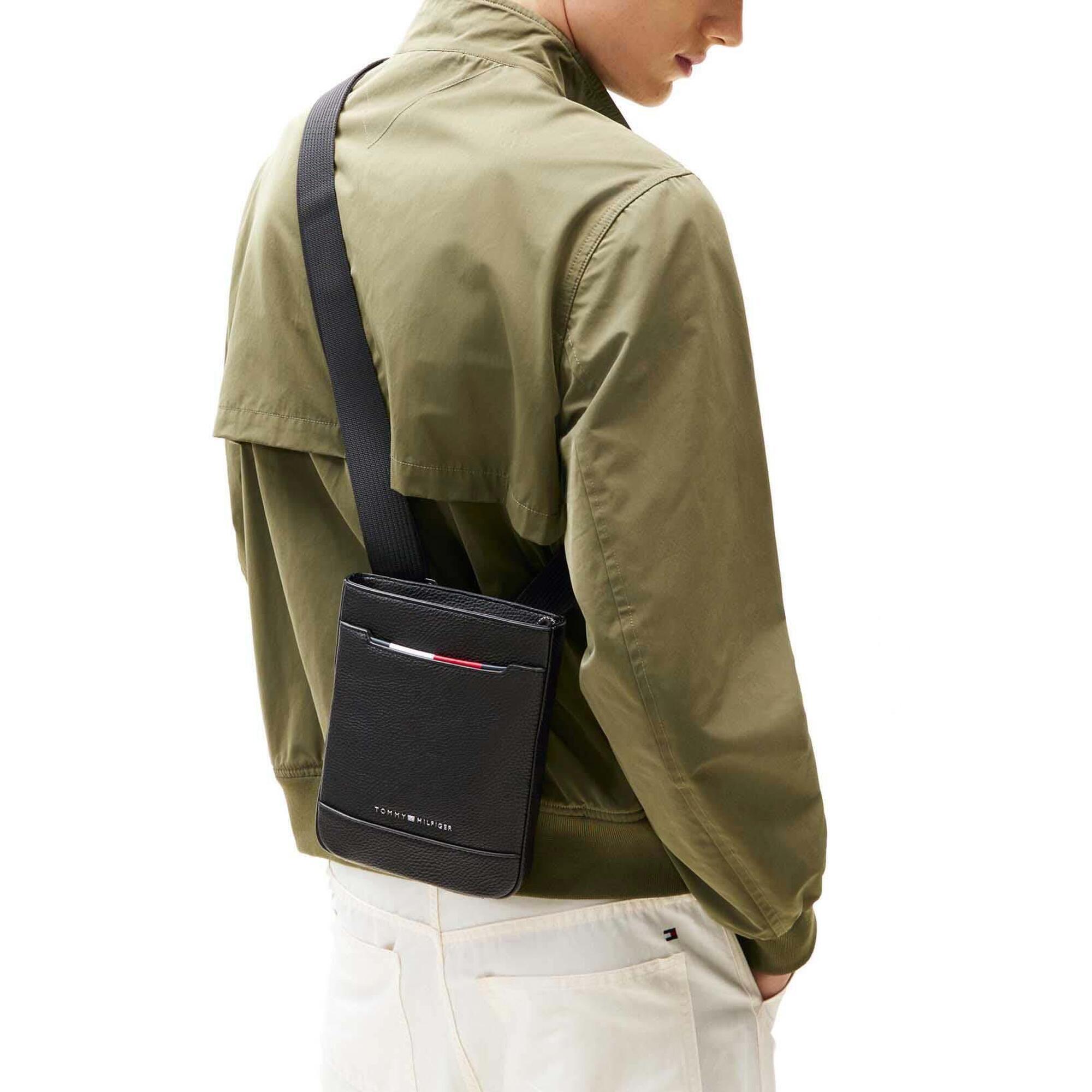 Tommy Hilfiger - Reporter Uomo In Ecopellelogo - Sac De Voyage - Noir - Decathlon