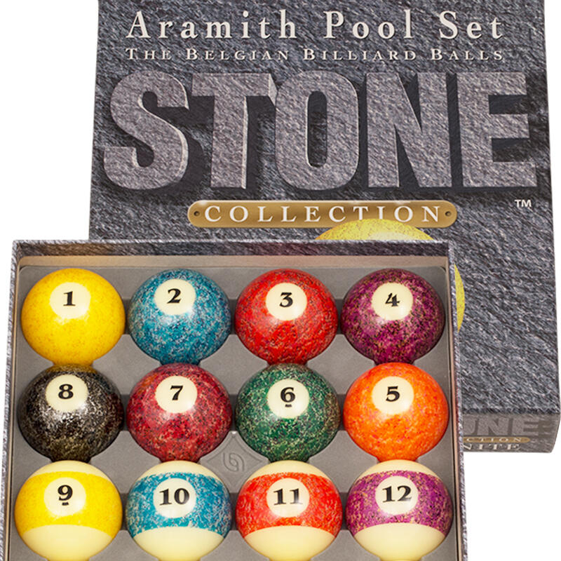 Pool Billard Kugelsatz / Bälle Aramith Stone 57mm 3/3