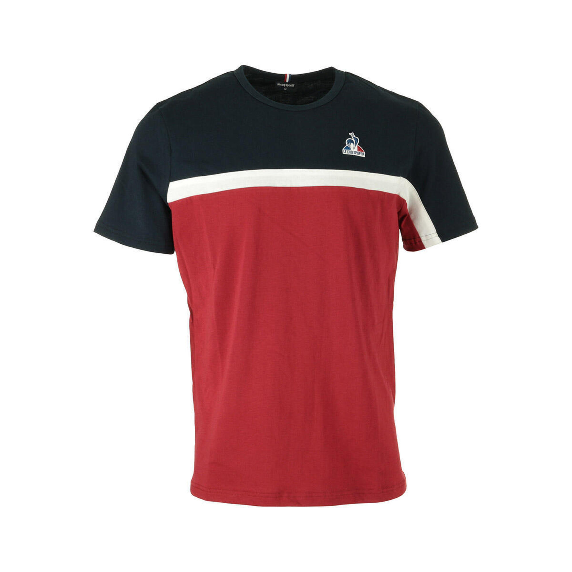 Le Coq Sportif - T-shirt Homme Tri Sp Tee Ss N2 - T-shirt Manches Courtes - Bleu - Decathlon
