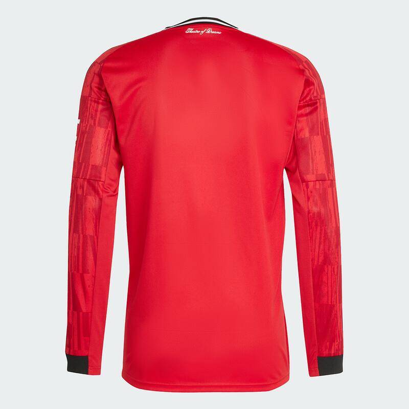Adidas Manchester United 25/26 Long Sleeve Home Jersey Men Footabll Jerseys Red -  2