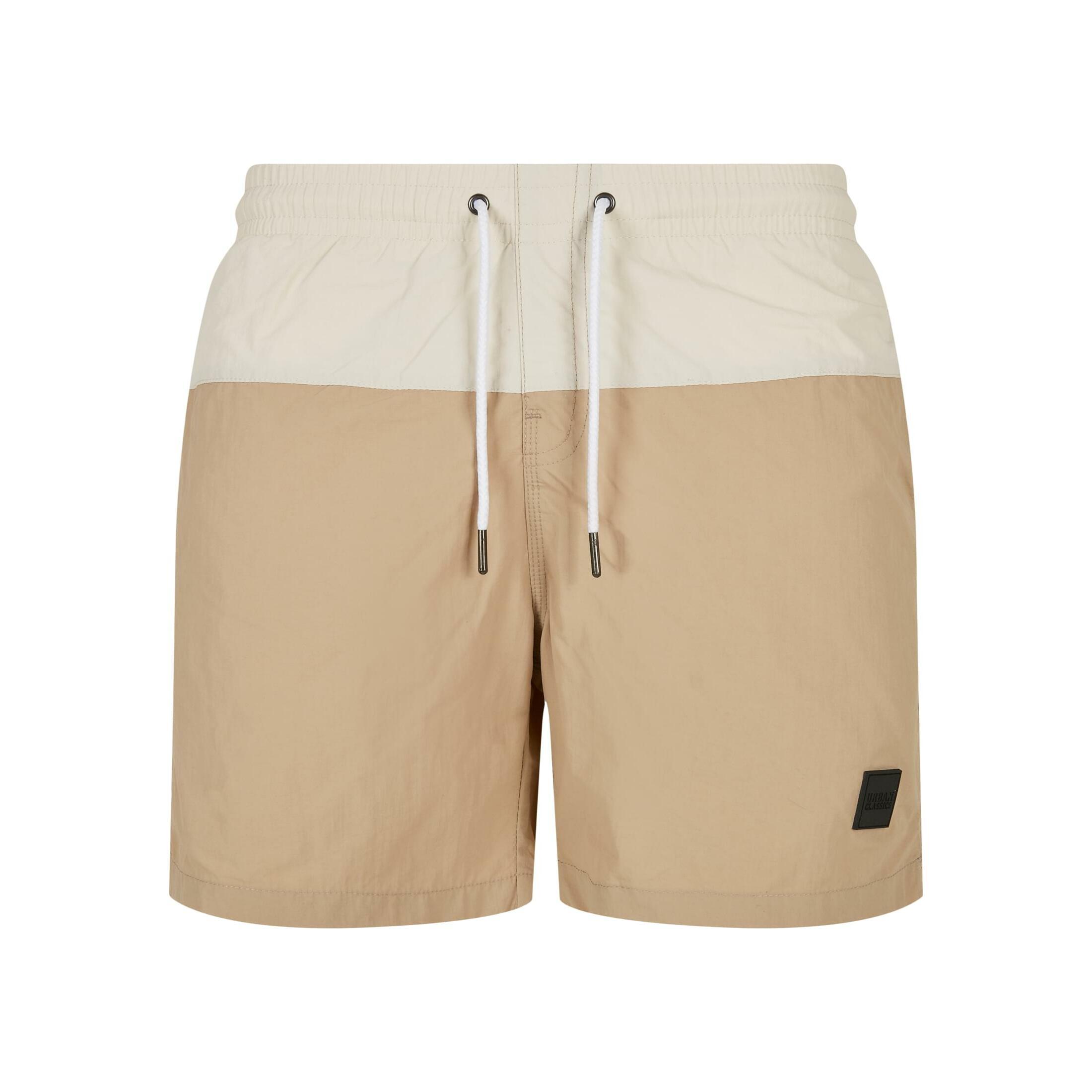 Urban Classics - Short De Bain Urban Classics Block - Maillot De Bain 1 Pièce - Beige - 52 2xl - Decathlon