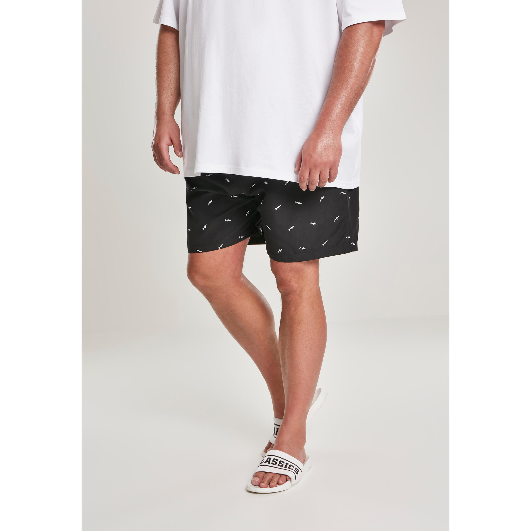 URBAN CLASSICS Costume da bagno taglie forti Urban Classic embroidery