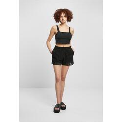 Short femme Urban Classics Crochet Lace